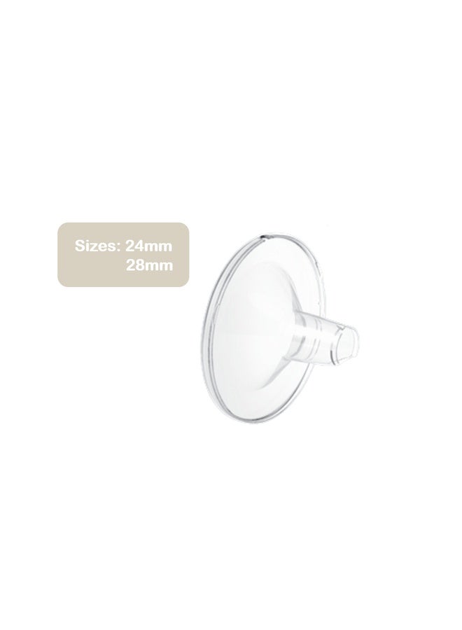 Spectra Handsfree Shield Cups (Pack Of 2) Effective Hands Free Pumping. (28Mm Set Of 2) - Image 2
